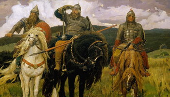 Three Bogatyrs painting