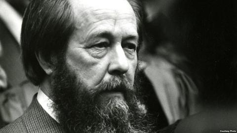 Photo of Solzhenitsyn at Harvard