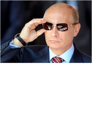 Putin in shades